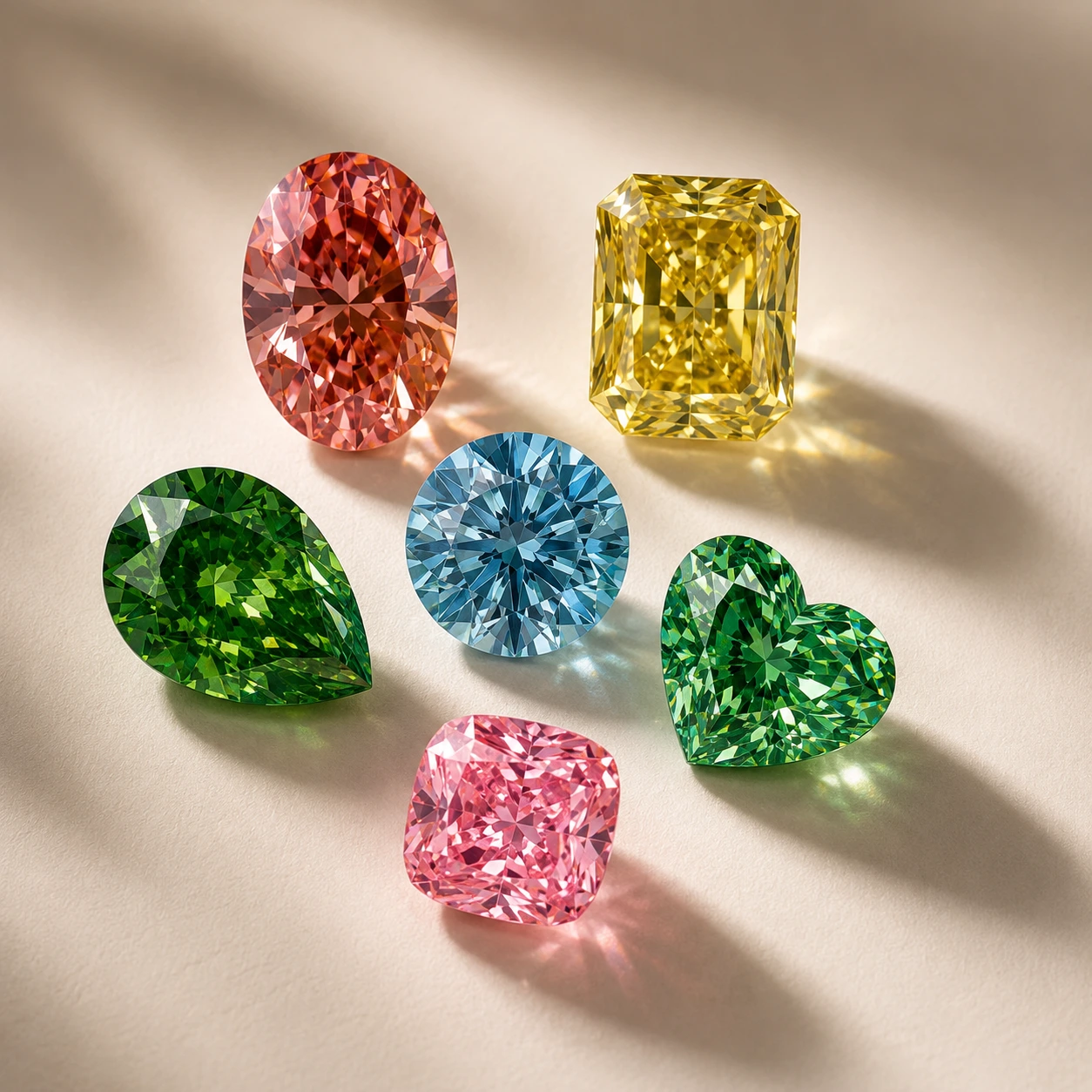 Fancy Color Diamonds Fancy color lab grown diamonds Surat manufacturer