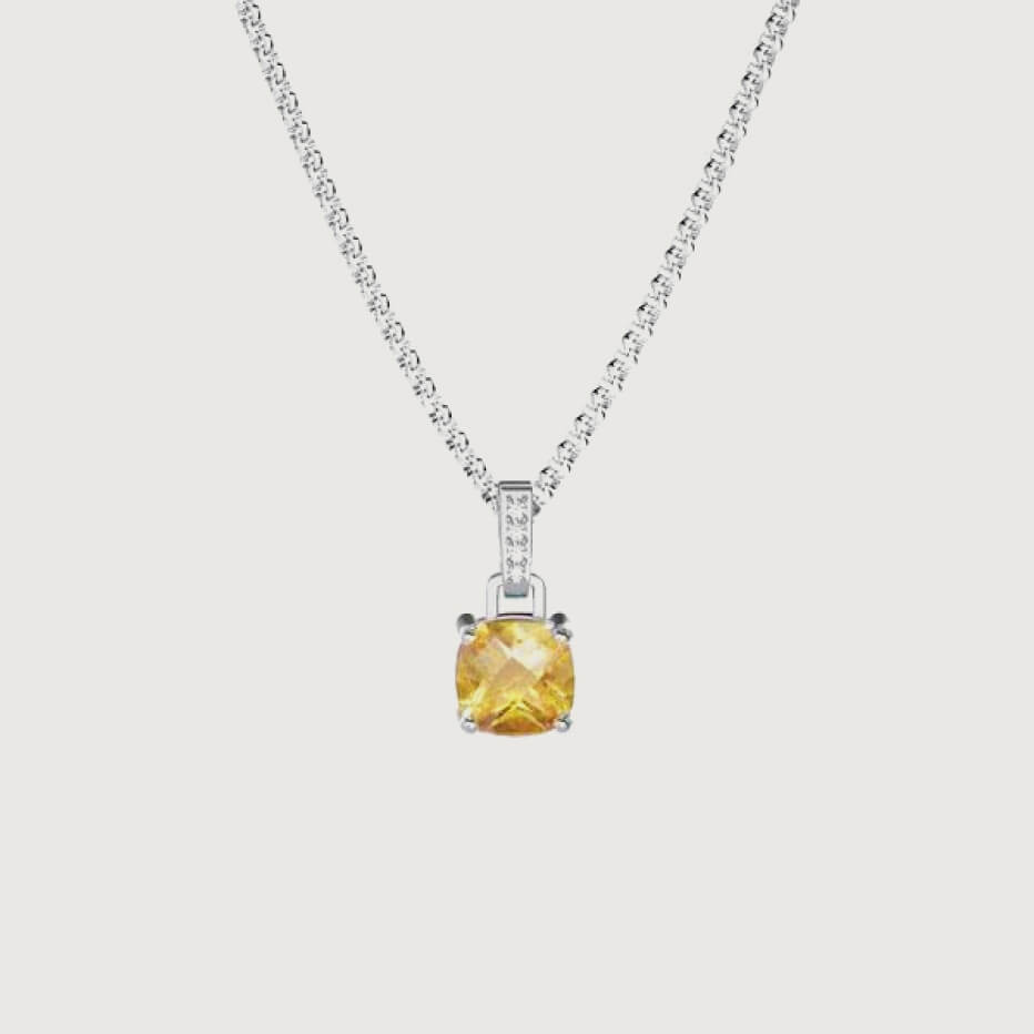 Diamond Medallion Neacklace