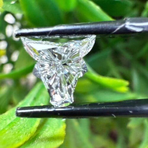 Inverted Unique Shield-Cut Lab Grown Diamond – Colorless D–F VVS–VS