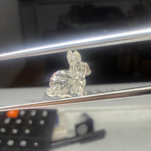 Unique Rabbit-Shaped Lab Grown Diamond – Colorless D–F VVS–VS
