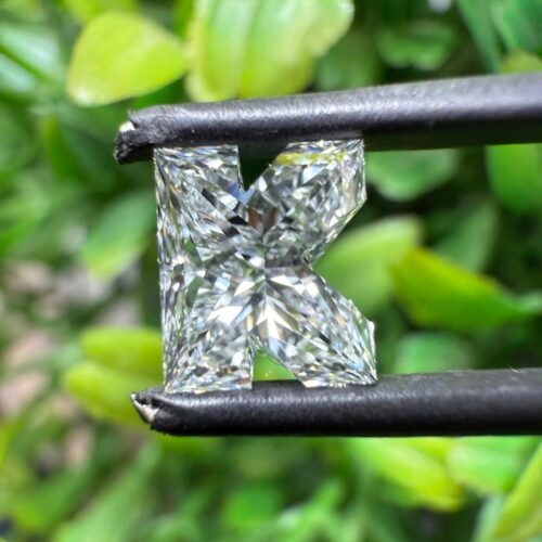 Unique Letter-Style Lab Grown Diamond – Colorless D–F VVS–VS