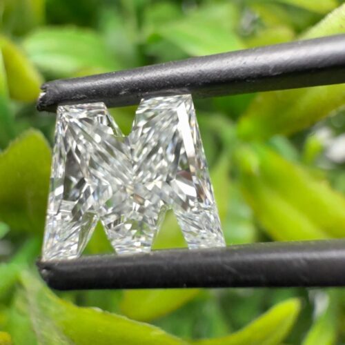 Unique Alphabet-Cut Lab Grown Diamond – Colorless D–F VVS–VS