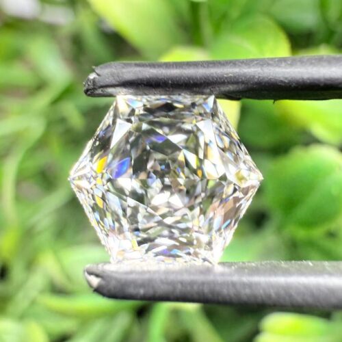 Hexagon Cut Lab Grown Diamond – Colorless D–F VVS–VS
