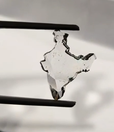 India Map Shape Lab Grown Diamond – Colorless D–F VVS–VS Clarity