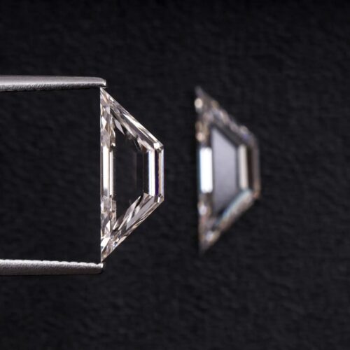 Tapered Baguette Cut Lab Grown Diamond Pair – EF Color VVS Diamonds