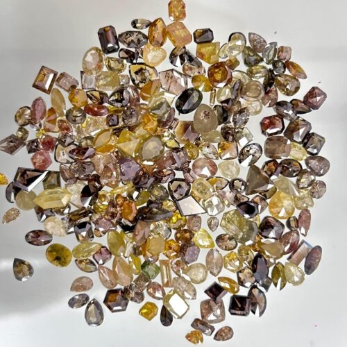 Natural Multi Color Diamond Lot - 3 CT Plus Fancy Mix Shape Loose Diamonds