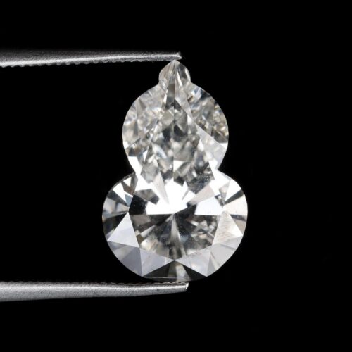 Chess Queen Shape Lab Grown Diamond – Antique Unique Cut DEF VVS