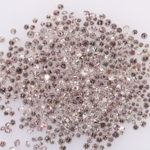 Natural Pink Diamond – Round Brilliant Cut 1.2–1.5 mm Loose Diamond