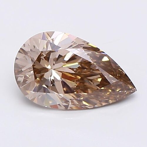 Fancy Pear Brown Lab Grown Diamond – 1.0 CT to 8.0 CT VVS–VS Clarity