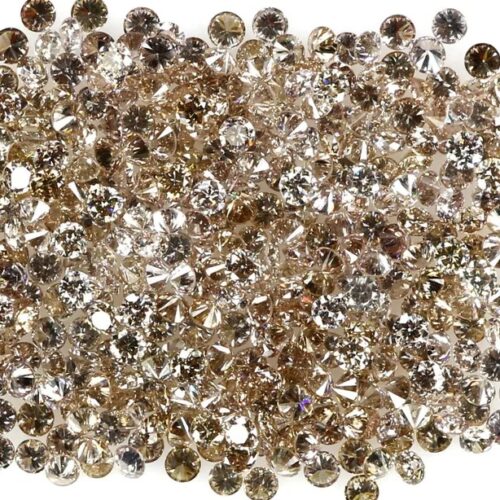 Natural Loose Round Brown Diamond