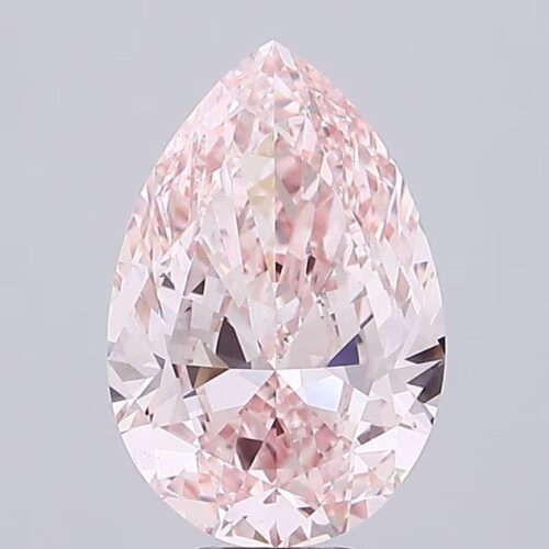 Pear Cut Lab Grown Diamond - Fancy Intense Color IGI Certified Luxury Stone