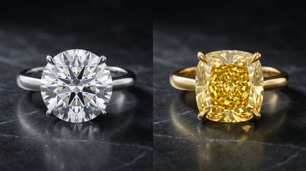 Fancy Color Diamonds vs Colorless Diamonds: The Real Difference