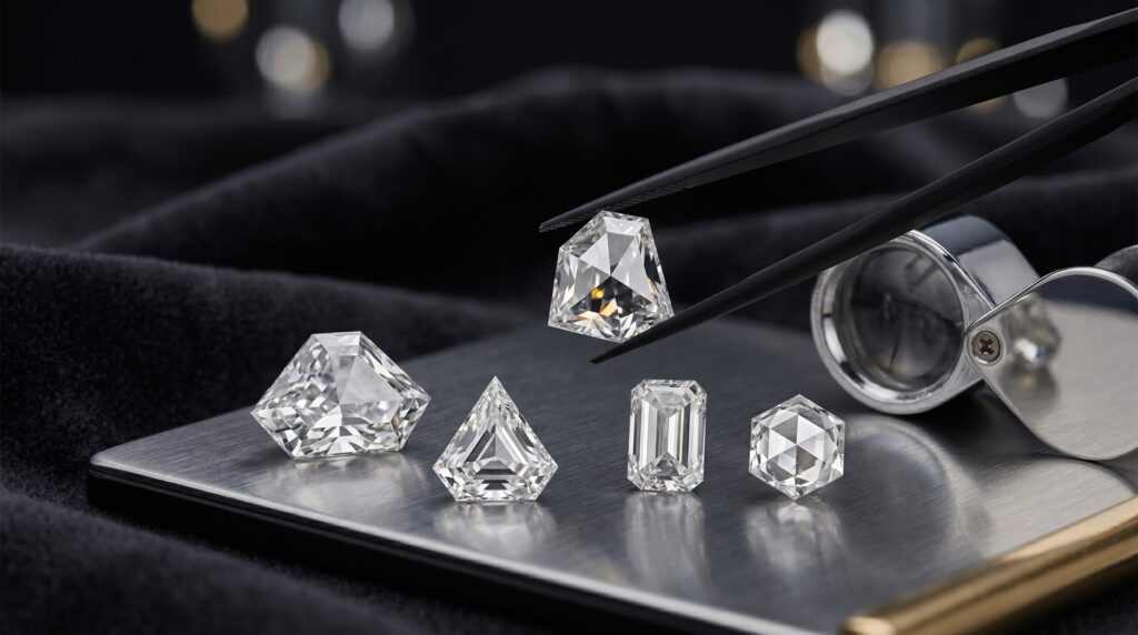 Evaluate Quality in Unique Diamond Cuts