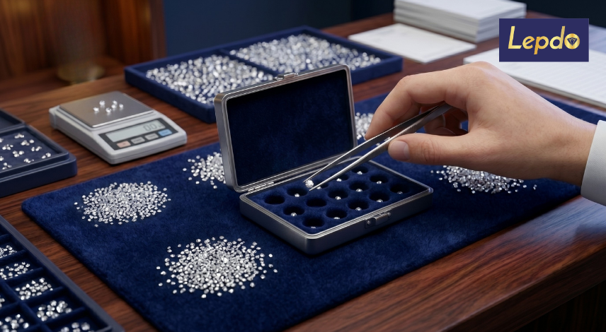 Custom Jewelry Ideas Using Lab Grown Diamonds Certified (42) Round Diamonds Are India's Top Export