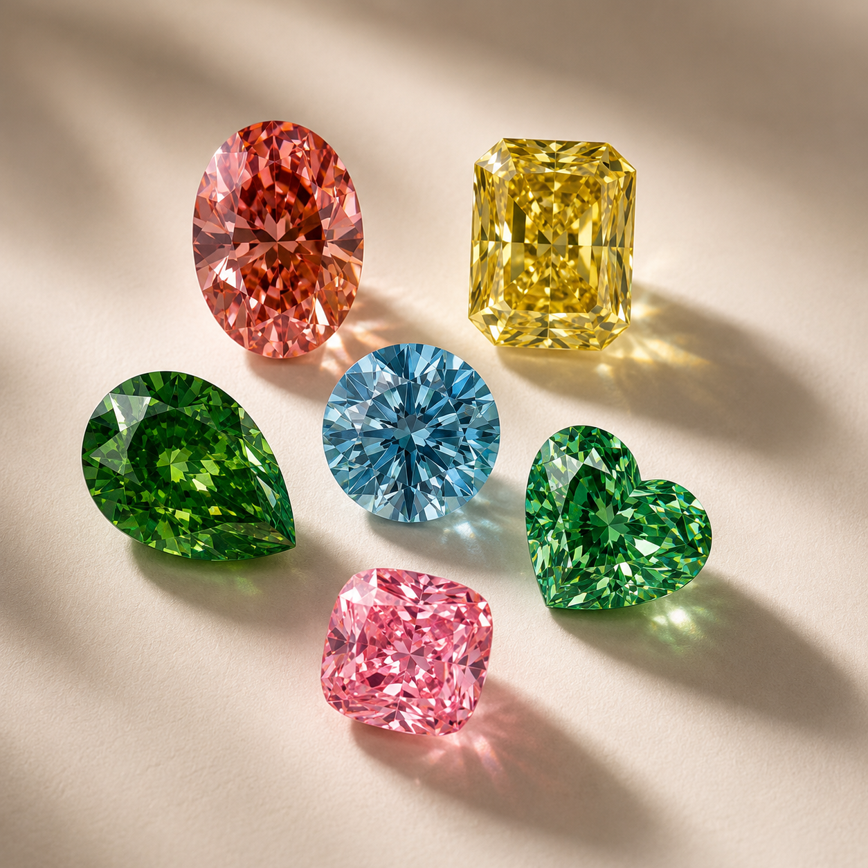 Fancy Color Diamonds Fancy color lab grown diamonds Surat manufacturer
