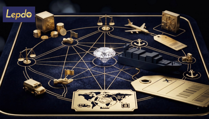 Incoterms for Diamond Export: FOB vs CIF Explained for International Buyers