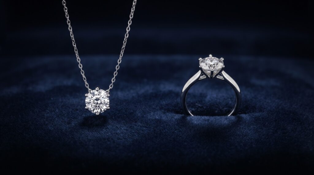 Diamond Pendant vs Diamond Ring: The Real Difference