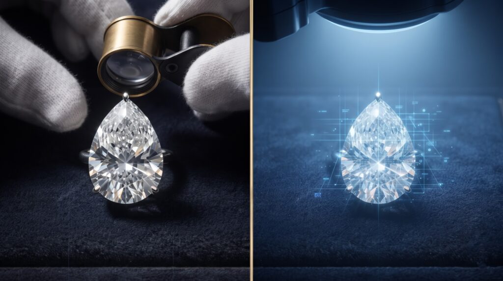 AI Diamond Grading Technology vs Traditional Manual Grading : The Real Difference