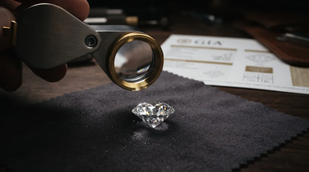 Certified brilliance, inspected down to the finest detail.