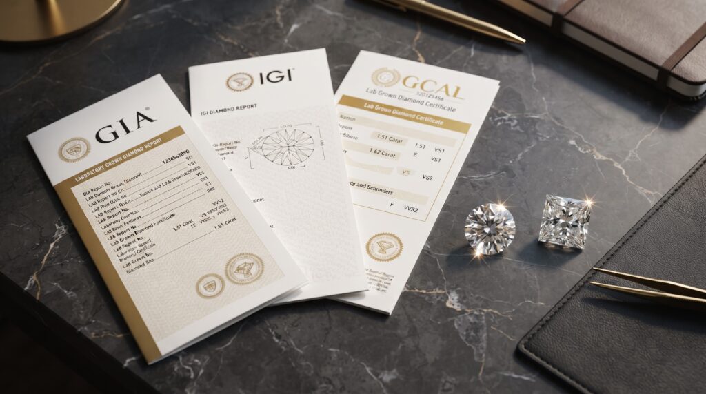 lab grown diamond certification importance