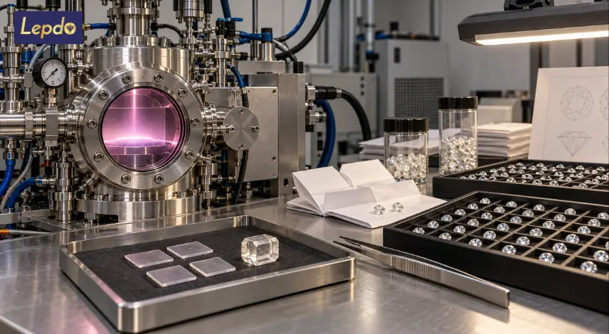 CVD diamonds manufacturing and wholesale quality control process