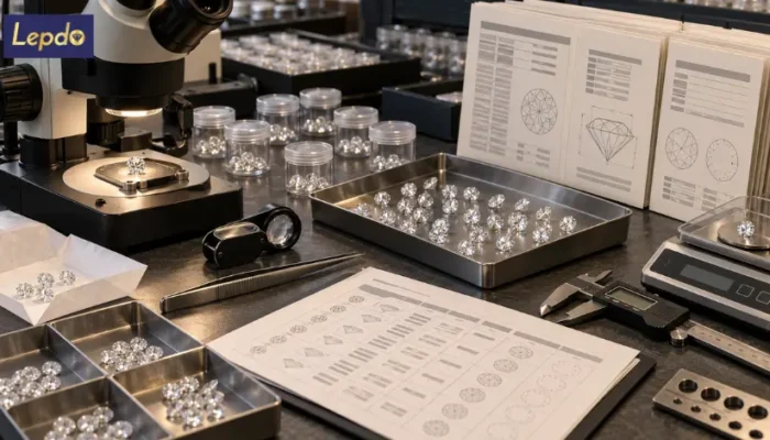 Lab grown diamond certification verification with reports, loose diamonds, and B2B quality-control tools