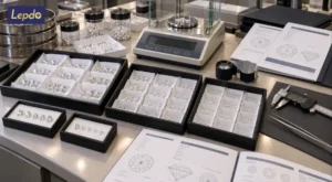 loose diamonds wholesale procurement inspection with calibrated diamond parcels