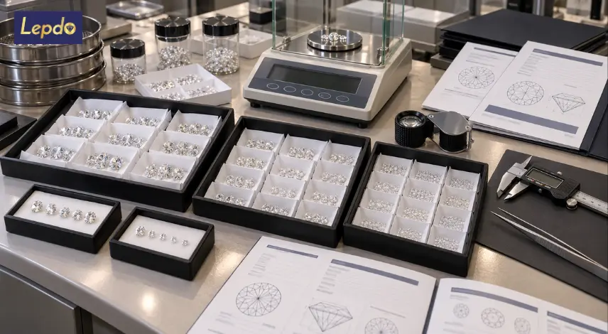 loose diamonds wholesale procurement inspection with calibrated diamond parcels loose diamonds wholesale procurement inspection with calibrated diamond parcels